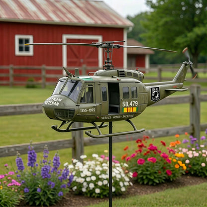 🎁Last Day Promo: 49% OFF 🎖️-Vietnam Veteran UH-1 Helicopter Wind Spinner- ✈️Buy 2 Free Shipping Today!