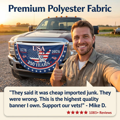 100% Veteran Owned / Handcrafted in USA-250th Anniversary Banners