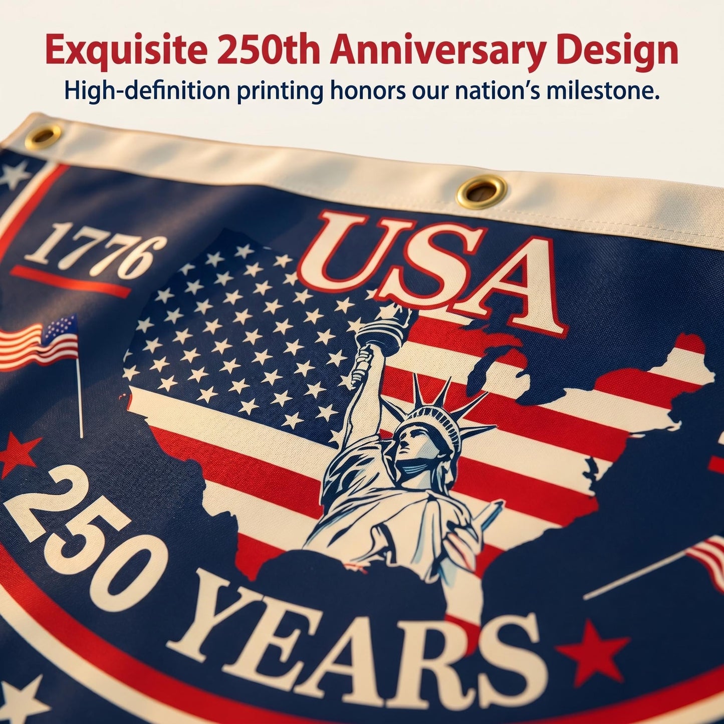 100% Veteran Owned / Handcrafted in USA-250th Anniversary Banners