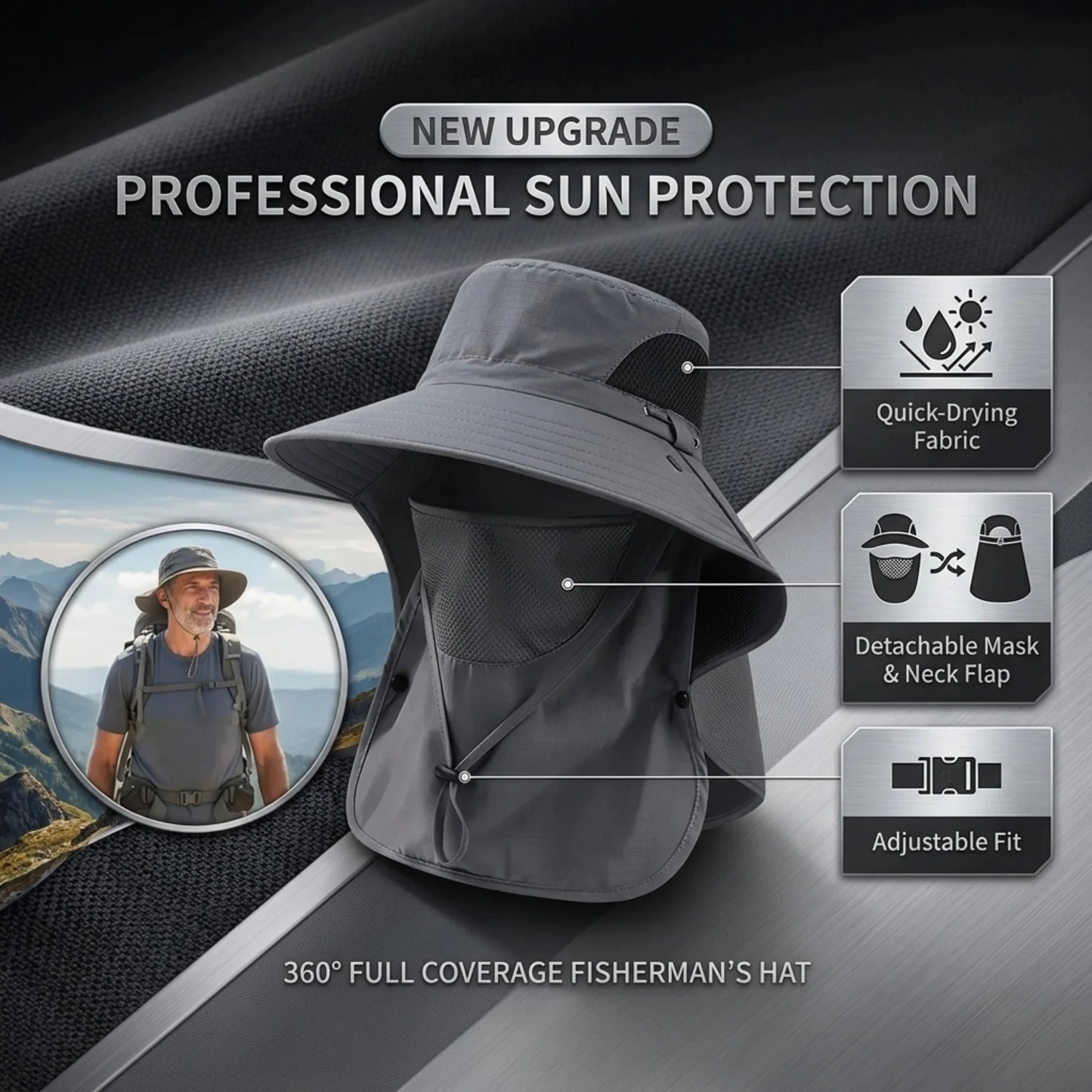 🔥 HOT DEAL Save Up To 50% Sun Protection Hat That Stops Sunburn Before It Starts🔥